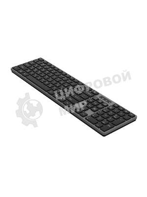 Клавиатура беспроводная Maxvi KWS-02 dark grey