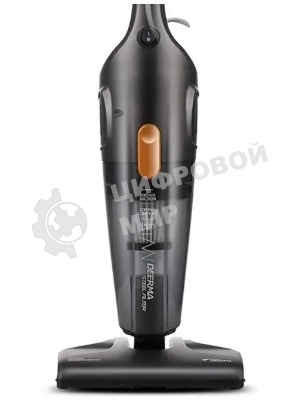 Пылесос вертикальный Deerma DX115C черный, питание от сети, 600 Вт, уборка сухая, пылесборник 1.2 л