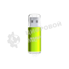 Флешка USB Maxvi MP green (FD64GbUSB20C10MP), 64Gb, USB 2.0, R/W 15/5, зеленый