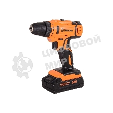 Дрель-шуруповерт Вихрь ДА-24Л-2к, 24 В, 2 Ач, 40 Нм, щеточный