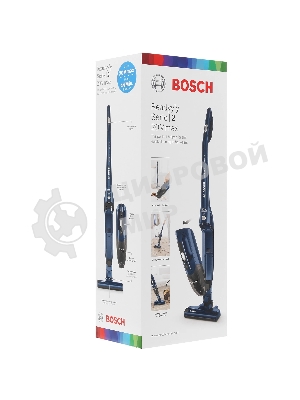 Пылесос вертикальный Bosch BCHF 2MX20 синий, питание от аккумулятора, 150 Вт, уборка сухая, пылесборник 0.4 л