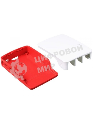 Корпус Raspberry Pi 4, Official Raspberry Pi 4 Cases, RED/WHITE