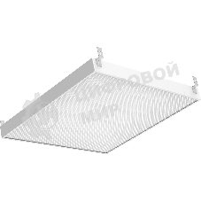 Светильник офисный Gauss MiR 35W 3500lm 5000K IP40 588x588x50мм Грильято призма планки LED