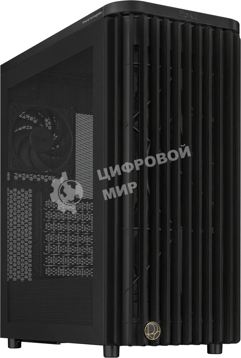 Компьютерный корпус ASUS PROART PA401 WOOD MESH PWM черный