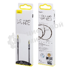 Кабель Baseus CAM30-CS1 Yiven Audio Cable M30 AUX 3.5мм (M) to AUX 3.5мм (M) 1.5m Silver+Black