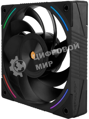 Кулер для корпуса Thermalright TL-K12R Reverse (120x120x25mm, 4-pin PWM, ARGB, 69CFM, 27dBA, 2150RPM, черный)