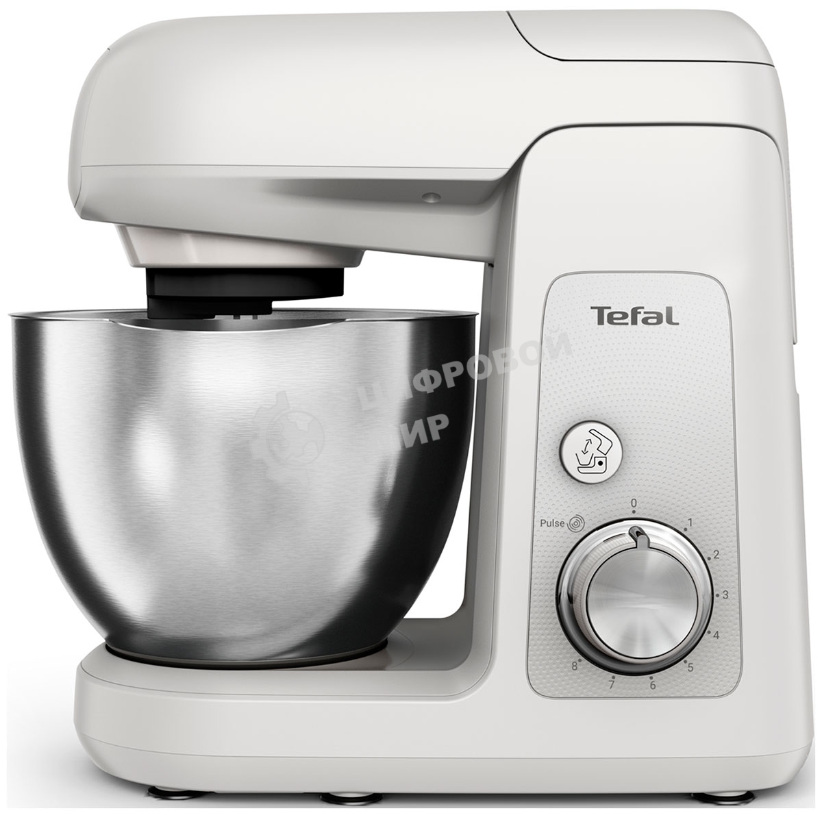 Кухонная машина Tefal Bake Partner QB520B38, серый/серебристый