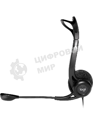 Гарнитура Logitech PC Headset 960 Stereo чёрный, проводная, USB