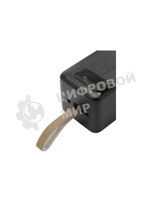 Портативный аккумулятор Gembird GPB-50Q, 50000мА·ч, QC/PD, дисплей, черный