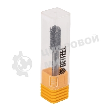Борфреза по металлу Denzel твердосплавная, цилиндрическая закругленная, тип-С, 8 мм