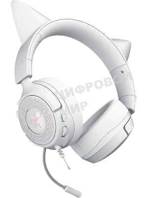 Гарнитура Razer Kraken Kitty V3 X белый, проводная, 3.5 мм