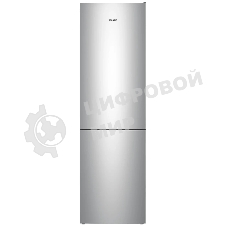 Холодильник Atlant XM-4624-181 серебристый двухкамерный 228/119л морозилка снизу