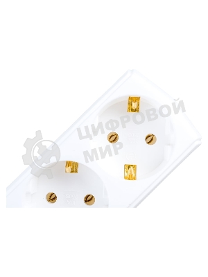 Удлинитель 3х5 м с заземл. 10А 250В У03 GENERICA 2P+PE 3х1 кв.мм IEK WYP10-10-03-05-Z-G