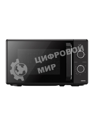 Микроволновая печь Centek CT-1550 черный, 20 л, 700 Вт, переключатели - поворотный механизм
