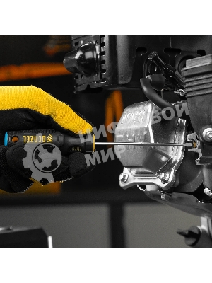 Отвертка Denzel SL3х100 мм, S2, 3к рукоятка