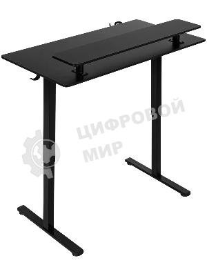 Стол игровой Defender Alliance черн, 110x60, высота 72-117, полк 1