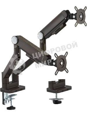 Кронштейн для мониторов Ultramounts UM733BR черный/коричневый 17