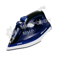 Утюг Centek CT-2308 синий, 2800 Вт, 60 г/мин, 190 г/мин, 300 мл