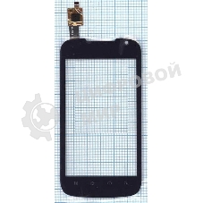 Сенсорное стекло (тачскрин) для Philips Xenium W6350, черное