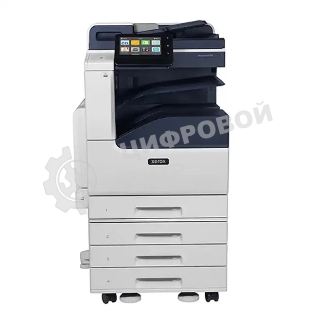 МФУ лазерное Xerox VersaLink B7125/30/35 (B7101V_D), A3, ч/б, печ. до 35 стр/мин (A4) до 19 стр/мин (A3), скан. до 80 стр/мин., 1200 x 1200 dpi (пчать) 600x600dpi (скан.), USB, Ethernet, NFC, Air Print, Mopria, необходимо приобрести дополнительно ключ инициализации.