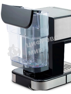 Кофеварка рожковая Vitek VT-1520 серебристый/черный, исп. кофе - молотый, 1.5 л, 850 Вт, 15 бар