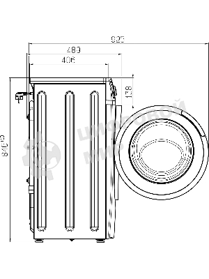Стиральная машина Atlant 60У1014-01 белый загр.фронтальная макс.:6кг 1000 об/мин класс: A+++