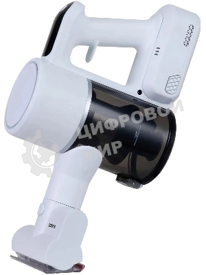 Пылесос вертикальный Polaris PVCS 3060 белый, питание от аккумулятора, 150 Вт, уборка сухая, пылесборник 0.45 л