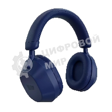 Беспроводные/проводные наушники MORE CHOICE HW55 темно-синий, накладные, Bluetooth + проводной, до 12 ч