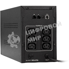 Источник бесперебойного питания ExeGate EP285484RUS SpecialPro Smart LLB-1000.LCD.AVR.C13.RJ.USB 1000VA/650W, LCD, AVR, 6*IEC-C13, RJ45/11, USB, черный