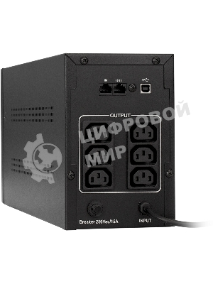 Источник бесперебойного питания ExeGate EP285484RUS SpecialPro Smart LLB-1000.LCD.AVR.C13.RJ.USB 1000VA/650W, LCD, AVR, 6*IEC-C13, RJ45/11, USB, черный