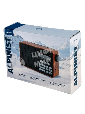 Радиоприемник PERFEO (PF_D0573) ALPINIST, коричневый