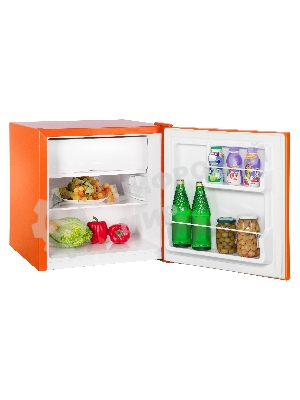 Холодильник Nordfrost ORANGE NR 402 OR оранжевый однокамерный 44/11 л морозилка сверху