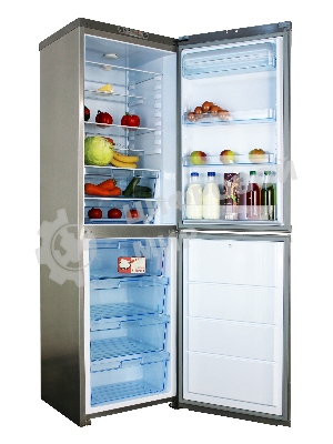 Холодильник ОРСК 177 MI металлик двухкамерный 220/160л морозилка снизу