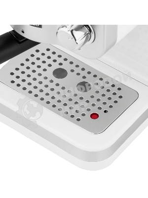 Кофеварка рожковая Maunfeld MF-735WH PRO белый, исп. кофе - молотый, 1.25 л, 1100 Вт, 15 бар