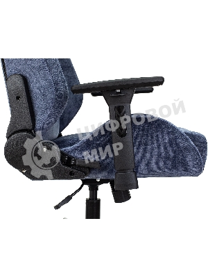 Кресло Knight N1 Fabric синий, ткань, 120 кг, механизм качания