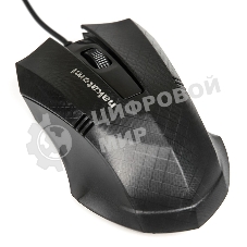 Мышь проводная Nakatomi MON-04U черный, 800 dpi, USB, кнопки - 3