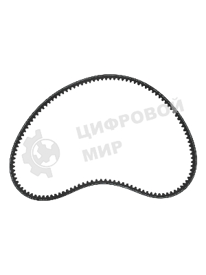 Ремень приводной для виброплиты Denzel VC-30W