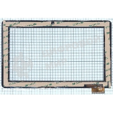 Сенсорное стекло (тачскрин) FPC017H V2.0, черное