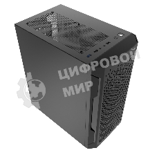 Компьютерный корпус Powercase Mistral Micro Z2B SI, Non Window, Mesh, 2x 120мм fan, черный, mATX (CMIMZB-F2SI)