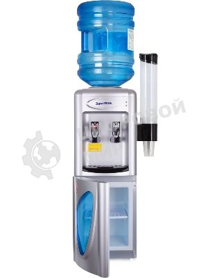 Кулер Aqua Work 0.7-LDR напольный, электронный, серебристый