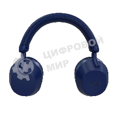 Беспроводные/проводные наушники MORE CHOICE HW55 темно-синий, накладные, Bluetooth + проводной, до 12 ч