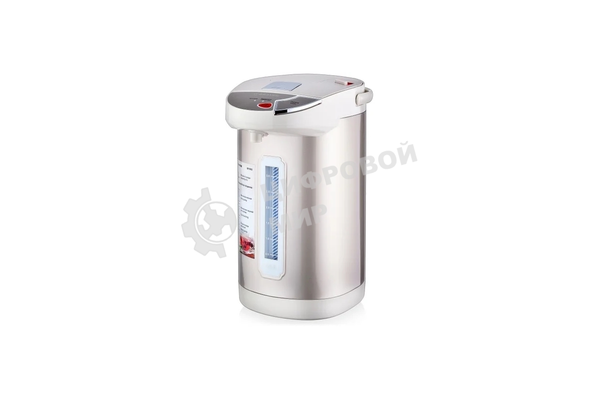 Термопот BRAYER BR1092, 900 Вт, 4 л, 3 спос.подач.воды,поддерж.темпер,блокировка, повтор кипяч