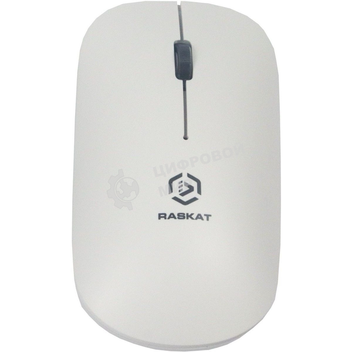 Мышь беспроводная Raskat M003WR белый, 2400 dpi, радиоканал, Bluetooth, USB, кнопки - 3