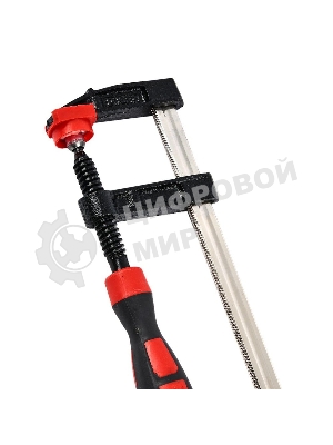 Струбцина F-образная усиленная Deli DL110515Z 150x50 мм, макс. усилие зажима 2000N, резьба 12мм