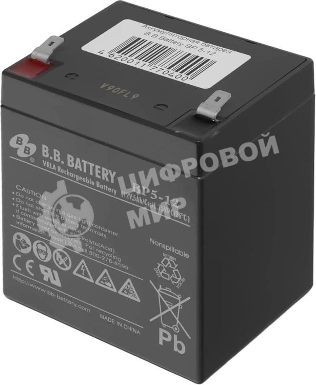 Батарея для ИБП B.B. Battery/BP 5-12/12V/5Ah
