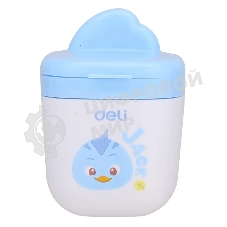 Точилка для карандашей ручная Deli ER01300, 1 отверстие, пластик, ассорти, дисплей