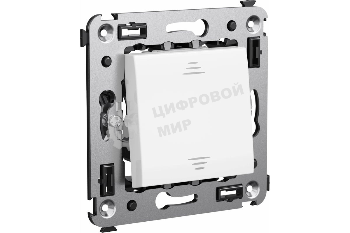 Выключатель одноклавишный DKC Avanti Белое облако