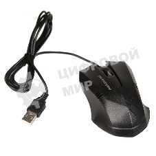 Мышь проводная Nakatomi MON-04U черный, 800 dpi, USB, кнопки - 3