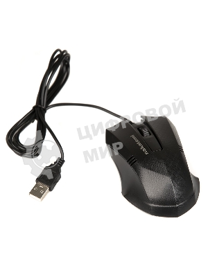 Мышь проводная Nakatomi MON-04U черный, 800 dpi, USB, кнопки - 3