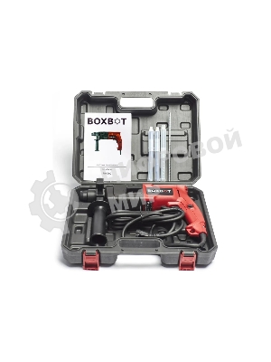 Перфоратор Boxbot RH-500, 500 Вт, 1.7 Дж, кейс, буры в комплекте
